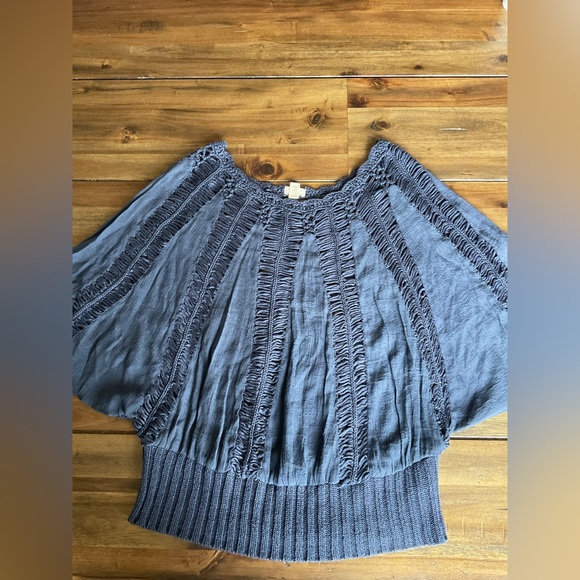 Anthropologie Tiny Navy Sweater - Picture 2 of 2